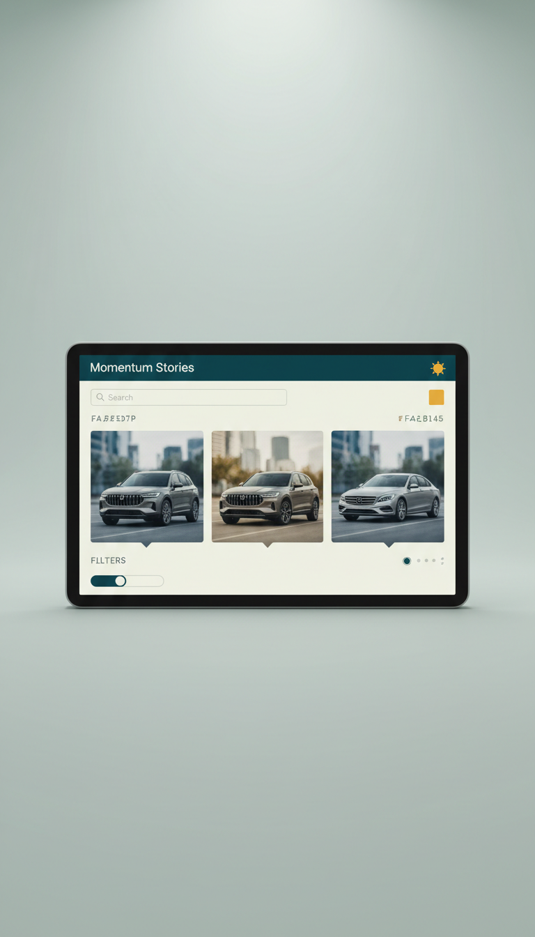 Digitale Fahrzeugsuche