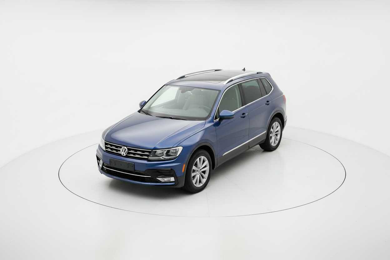 VW Tiguan im Fotostudio